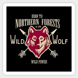 Born to Northern Forests Sticker